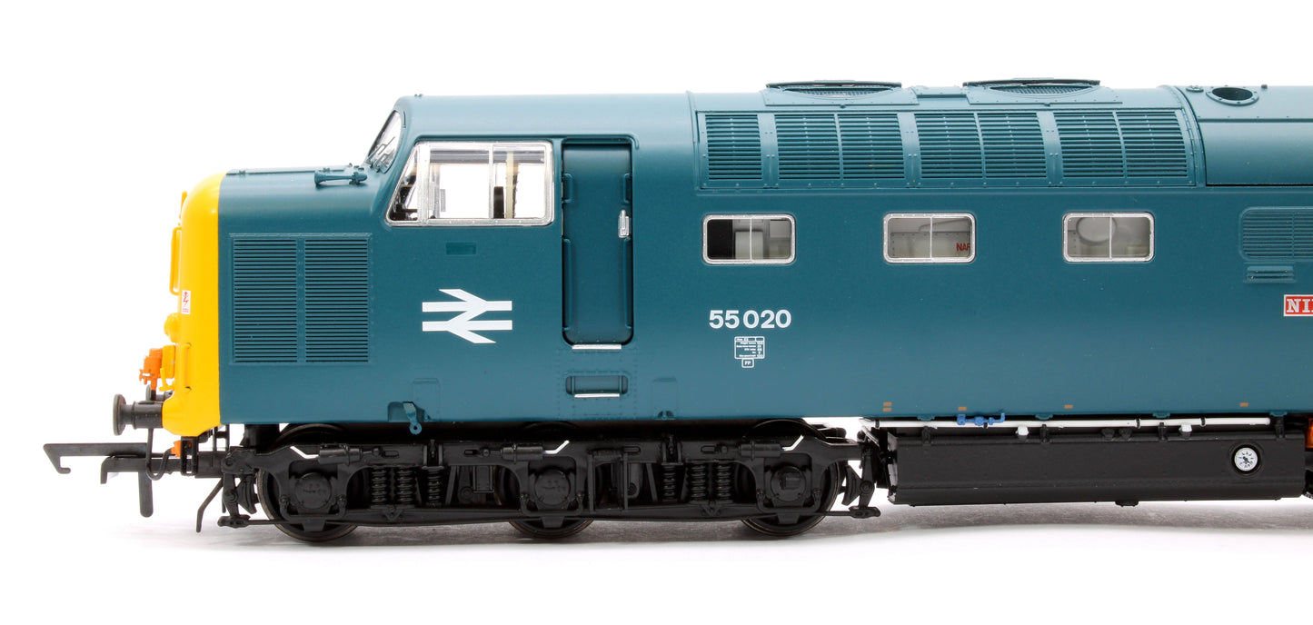 Pre-Owned ACC2789 Class 55 Deltic 55020 'Nimbus' BR Blue Diesel Locomotive - DCC Fitted
