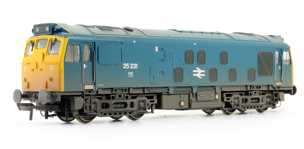 Pre-Owned Class 25/2 25231 BR Blue Diesel Locomotive (Weathered) - DCC Fitted