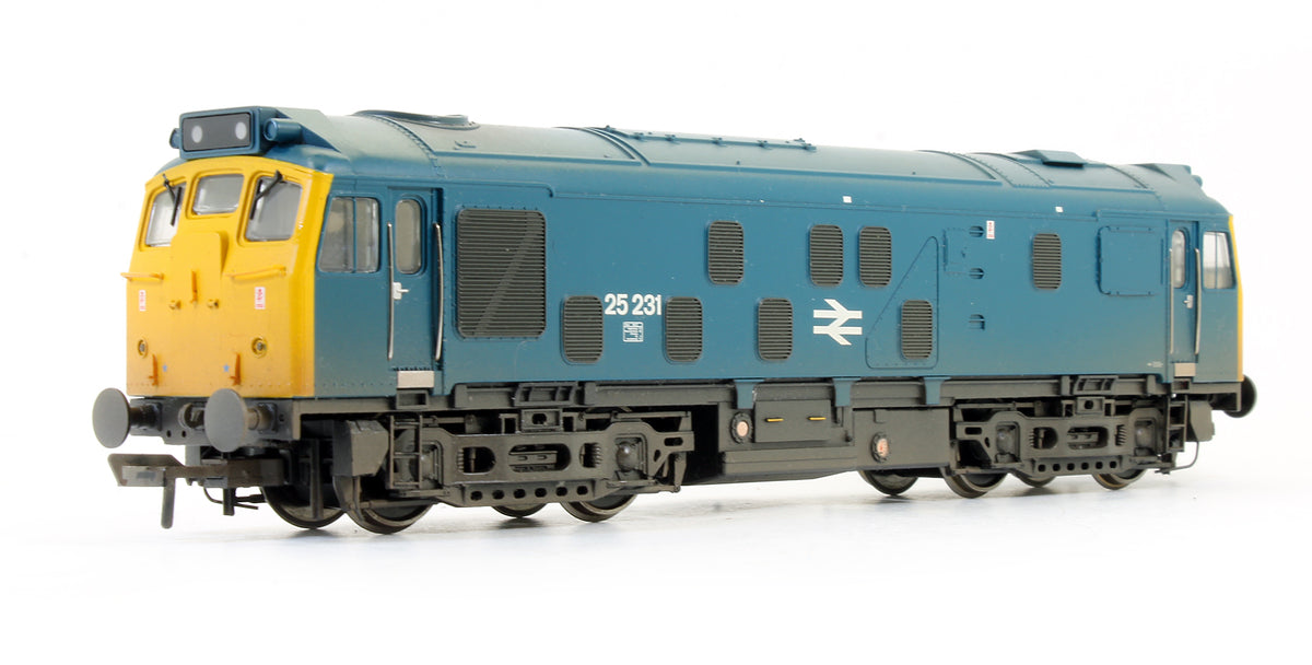 Pre-Owned Class 25/2 25231 BR Blue Diesel Locomotive (Weathered) - DCC Fitted