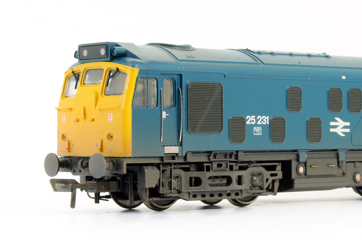 Pre-Owned Class 25/2 25231 BR Blue Diesel Locomotive (Weathered) - DCC Fitted