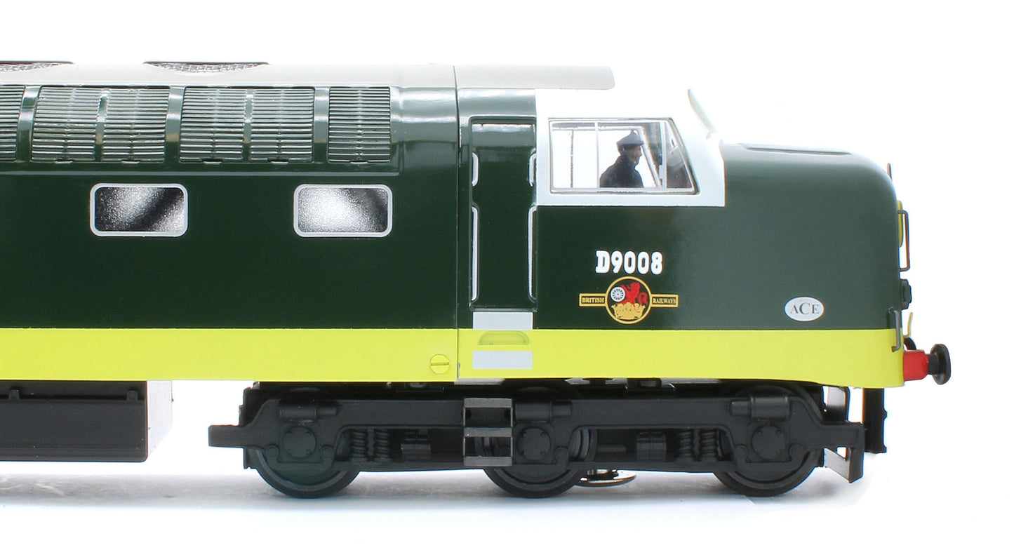 E/41-B2 Class 55 English Electric Deltic "The Green Howards" BR Green Small Yellow Panels No. D9008 Diesel Locomotive