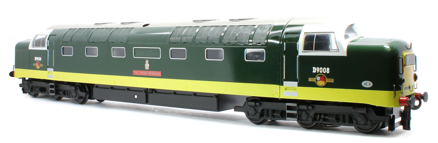 E/41-B2 Class 55 English Electric Deltic "The Green Howards" BR Green Small Yellow Panels No. D9008 Diesel Locomotive