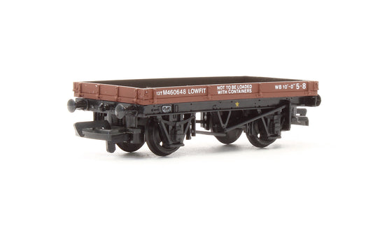 Pre-Owned 1 Plank Wagon LMS Lowfit BR Brown 'M460648'