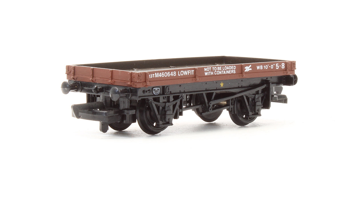 Pre-Owned 1 Plank Wagon LMS Lowfit BR Brown 'M460648'