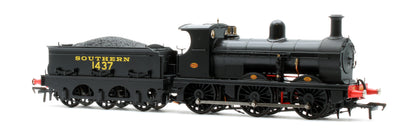 SECR O1 No.1437 SR Plain Black (Egyptian Lettering) Steam Locomotive