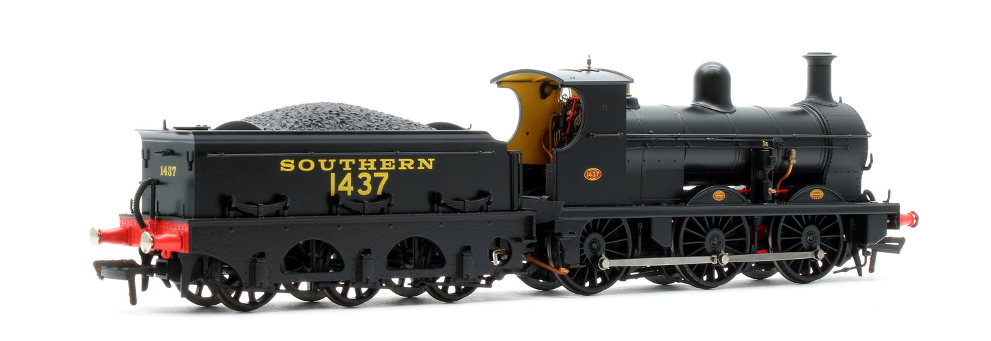 SECR O1 No.1437 SR Plain Black (Egyptian Lettering) Steam Locomotive - DCC Sound