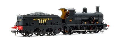 SECR O1 No.1437 SR Plain Black (Egyptian Lettering) Steam Locomotive - DCC Sound