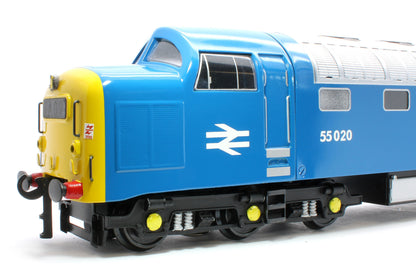 E/41-C2 Class 55 English Electric Deltic "Nimbus" BR Blue Full Yellow Ends No. 55020 Diesel Locomotive