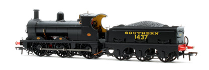 SECR O1 No.1437 SR Plain Black (Egyptian Lettering) Steam Locomotive - DCC Sound