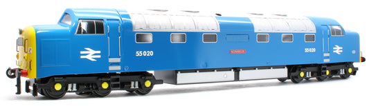 E/41-C2 Class 55 English Electric Deltic "Nimbus" BR Blue Full Yellow Ends No. 55020 Diesel Locomotive