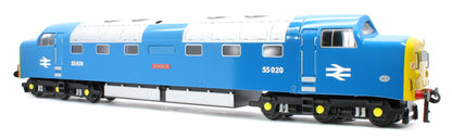 E/41-C2 Class 55 English Electric Deltic "Nimbus" BR Blue Full Yellow Ends No. 55020 Diesel Locomotive