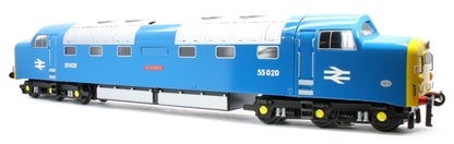 E/41-C2 Class 55 English Electric Deltic "Nimbus" BR Blue Full Yellow Ends No. 55020 Diesel Locomotive