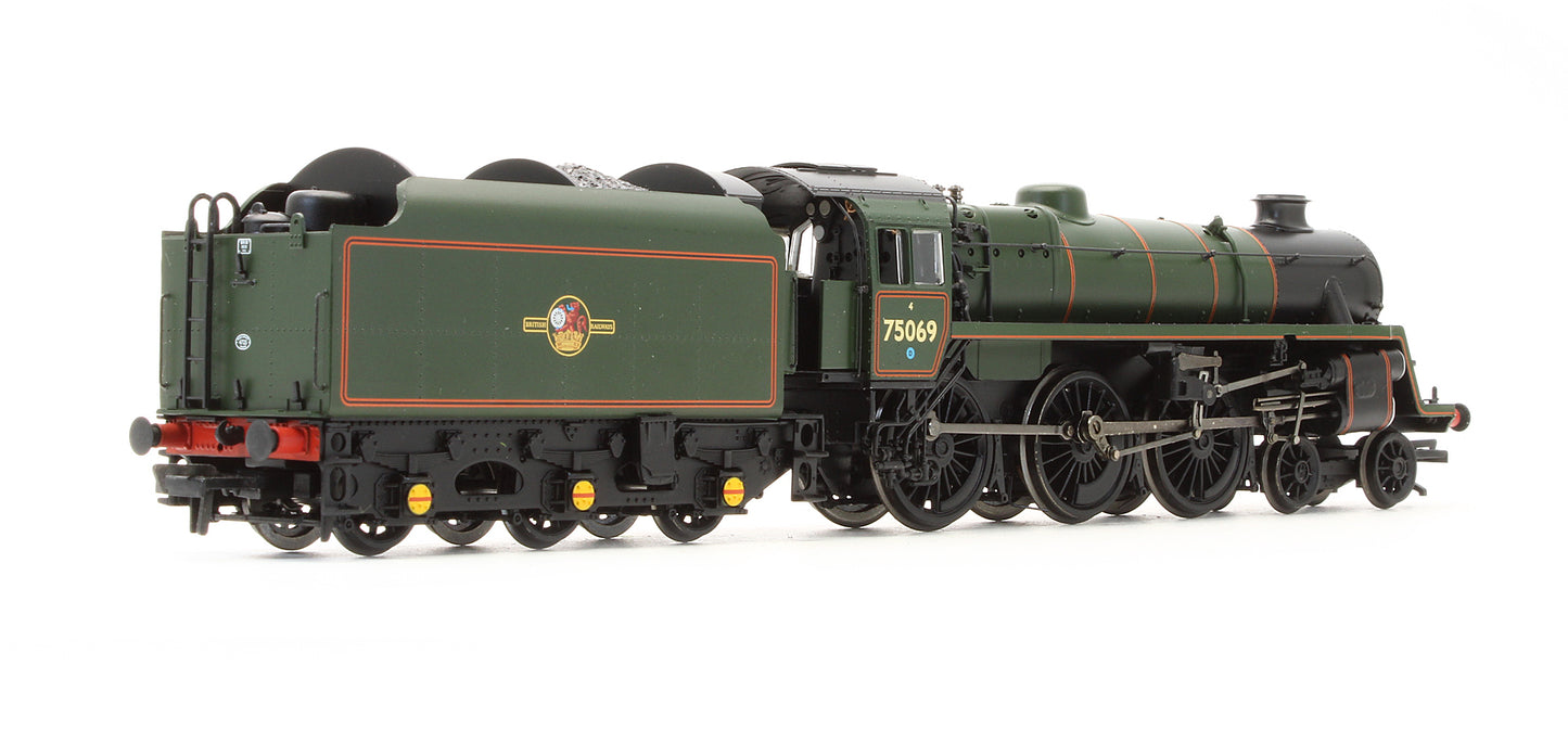 Pre-Owned Standard Class 4MT 75069 BR Lined Green Late Crest Preserved Steam Locomotive
