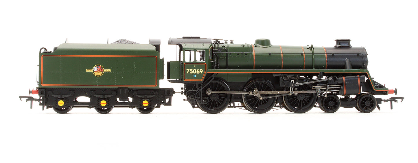 Pre-Owned Standard Class 4MT 75069 BR Lined Green Late Crest Preserved Steam Locomotive