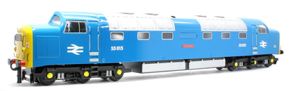 E/41-C2 Class 55 English Electric Deltic "Tulyar" BR Blue Full Yellow Ends No. 55015 Diesel Locomotive