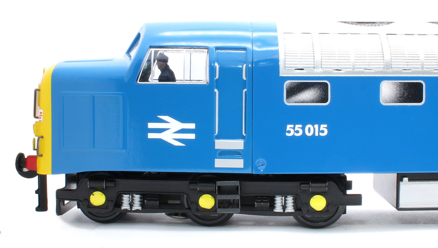 E/41-C2 Class 55 English Electric Deltic "Tulyar" BR Blue Full Yellow Ends No. 55015 Diesel Locomotive