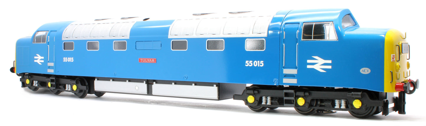 E/41-C2 Class 55 English Electric Deltic "Tulyar" BR Blue Full Yellow Ends No. 55015 Diesel Locomotive