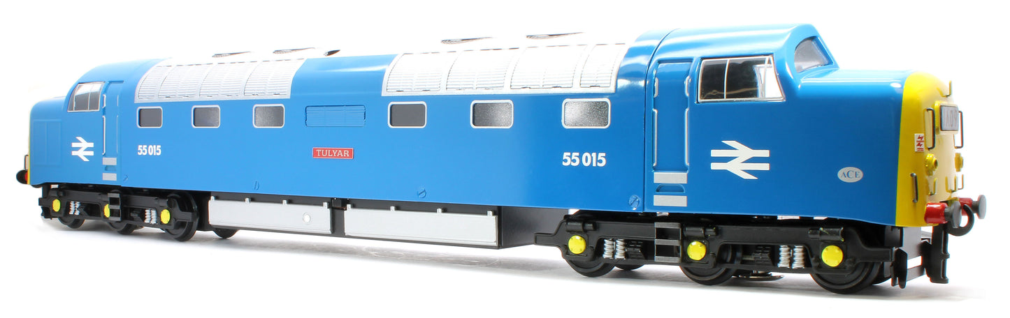 E/41-C2 Class 55 English Electric Deltic "Tulyar" BR Blue Full Yellow Ends No. 55015 Diesel Locomotive