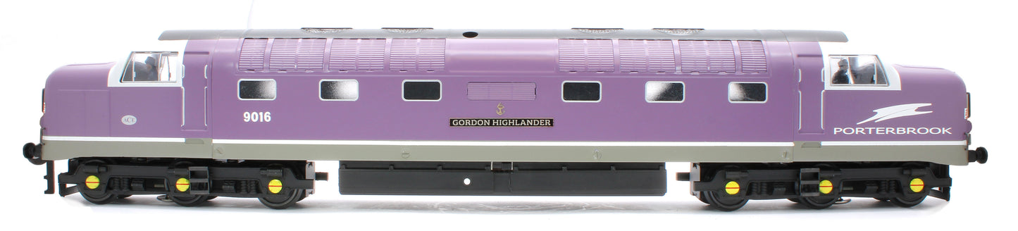 E/41-D Class 55 English Electric Deltic "Gordon Highlander" Porterbrook Purple No. 9016 Diesel Locomotive