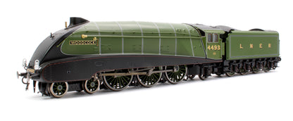 Pre-Owned BL-001-008 Black Label Class A4 Woodcock LNER Green Valanced 4-6-2 No.4493 Steam Locomotive - DCC Sound & Smoke