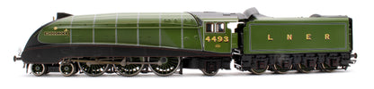 Pre-Owned BL-001-008 Black Label Class A4 Woodcock LNER Green Valanced 4-6-2 No.4493 Steam Locomotive - DCC Sound & Smoke