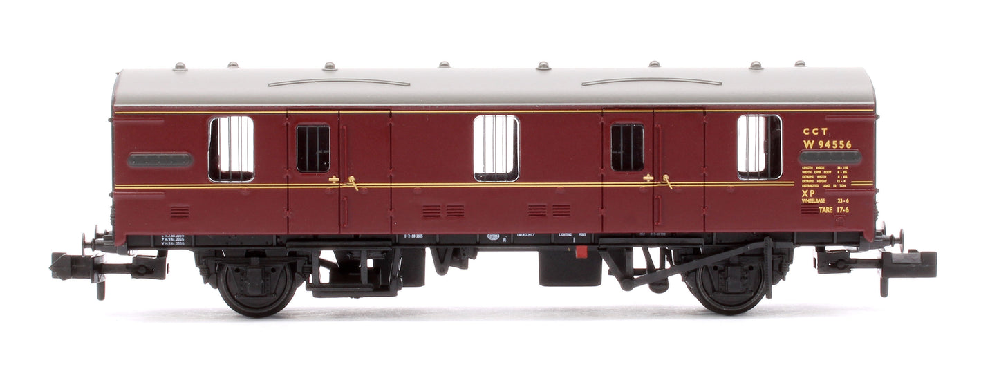 BR Mk1 CCT Covered Carriage Truck BR Maroon No.W94556