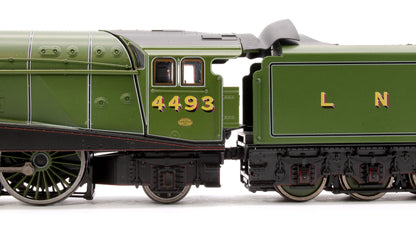 Pre-Owned BL-001-008 Black Label Class A4 Woodcock LNER Green Valanced 4-6-2 No.4493 Steam Locomotive - DCC Sound & Smoke