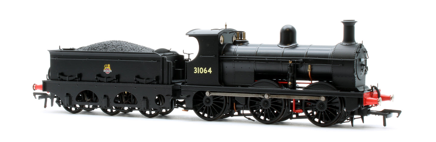 SECR O1 No.31064 British Railways Early Crest Unlined Black Steam Locomotive