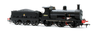 SECR O1 No.31064 British Railways Early Crest Unlined Black Steam Locomotive