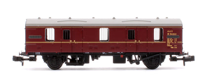 Pre-Owned BR Mk1 CCT Covered Carriage Truck BR Maroon No.M94321
