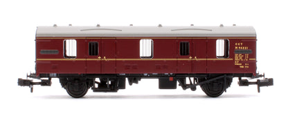 BR Mk1 CCT Covered Carriage Truck BR Maroon No.M94321