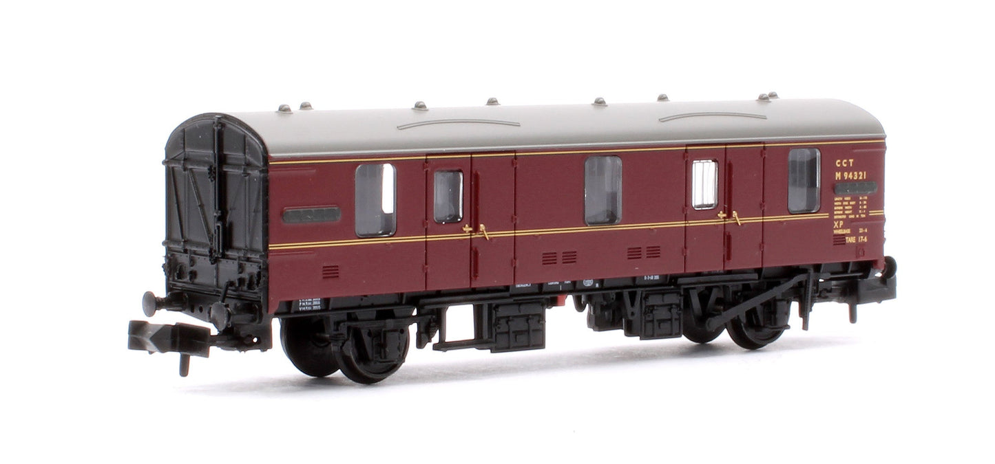 Pre-Owned BR Mk1 CCT Covered Carriage Truck BR Maroon No.M94321