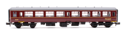 BR MK2A TSO Tourist Second Open WCRC Maroon No.5239