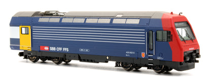 Pre-Owned SBB Re 450 Electric Locomotive with 3 Passenger Cars