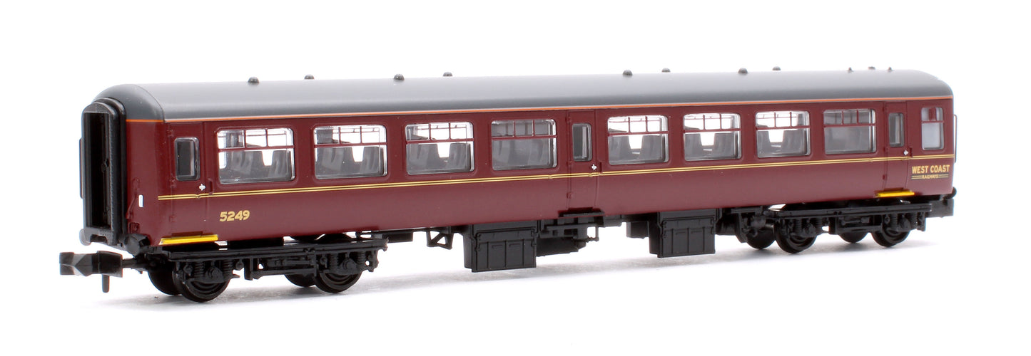 BR Mk2A TSO Tourist Second Open WCRC Maroon No.5249