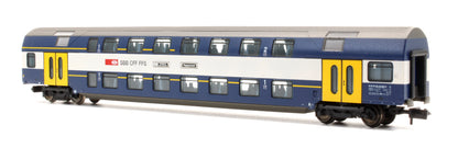 Pre-Owned SBB Re 450 Electric Locomotive with 3 Passenger Cars