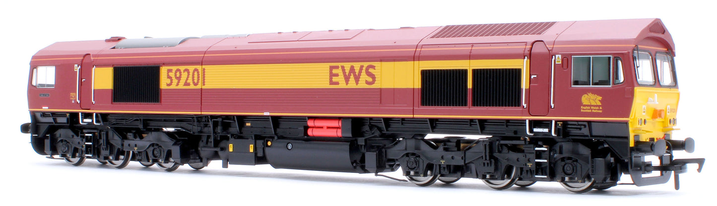 4D-005-005D Class 59 59201 EWS Vale of York Diesel Locomotive - DCC Fitted