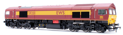 4D-005-005D Class 59 59201 EWS Vale of York Diesel Locomotive - DCC Fitted