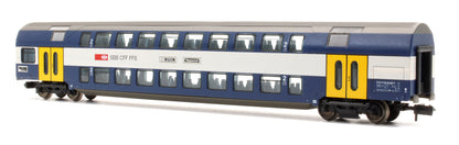 Pre-Owned SBB Re 450 Electric Locomotive with 3 Passenger Cars