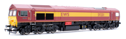 4D-005-005D Class 59 59201 EWS Vale of York Diesel Locomotive - DCC Fitted