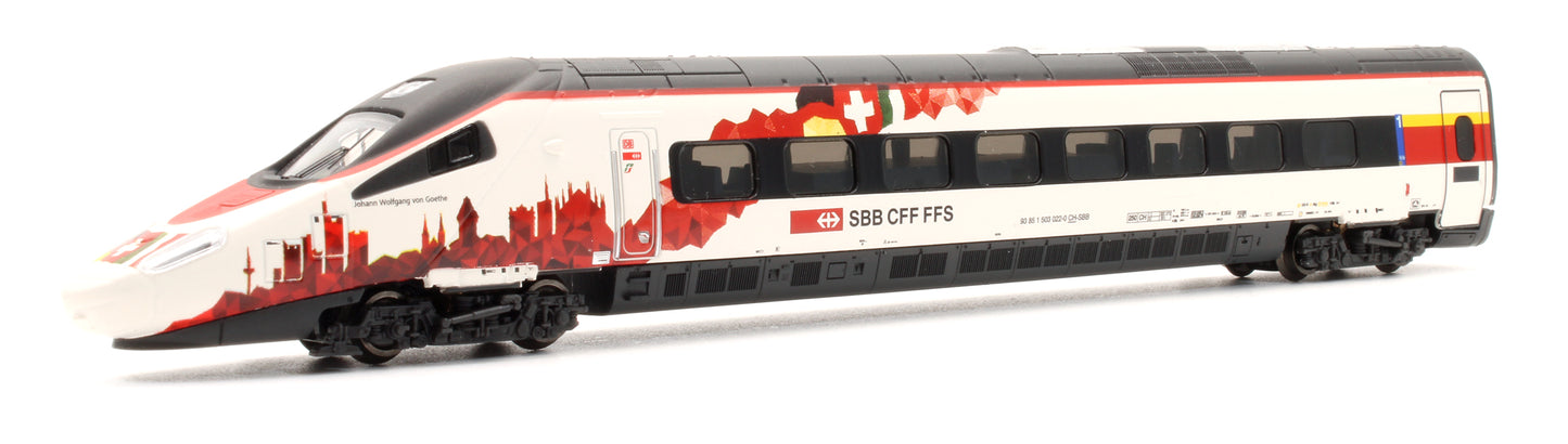 HN2472S-3505 Pre-Owned SBB RABe 503 022-0 7 Car Electric Unit - DCC Sound