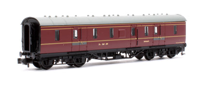 LMS Stanier 50ft Full Brake LMS Crimson Lake No.31027