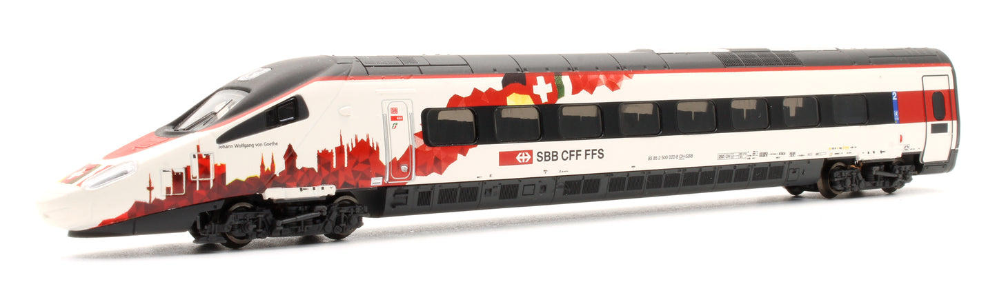 HN2472S-3505 Pre-Owned SBB RABe 503 022-0 7 Car Electric Unit - DCC Sound
