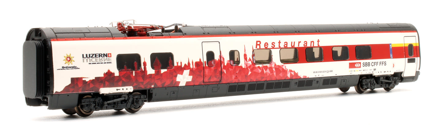HN2472S-3505 Pre-Owned SBB RABe 503 022-0 7 Car Electric Unit - DCC Sound