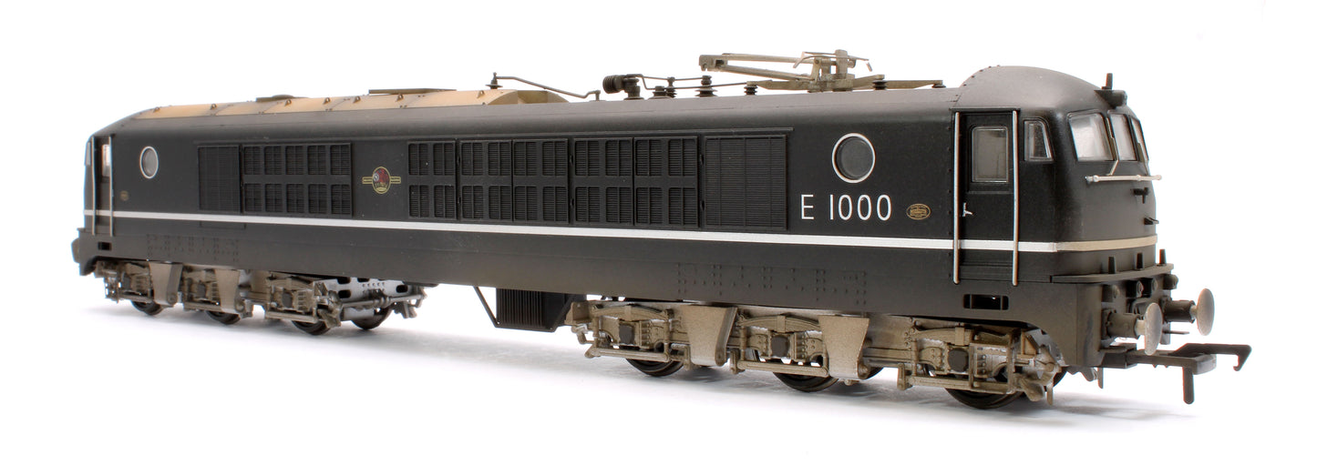 Custom Weathered BR Class 80 E1000 (Rebuilt 18100 Gas Turbine) Electric Locomotive in BR Black (Late Crest)