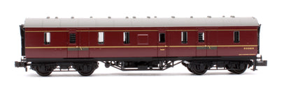 LMS Stanier 50ft Full Brake BR Maroon No.M31248M