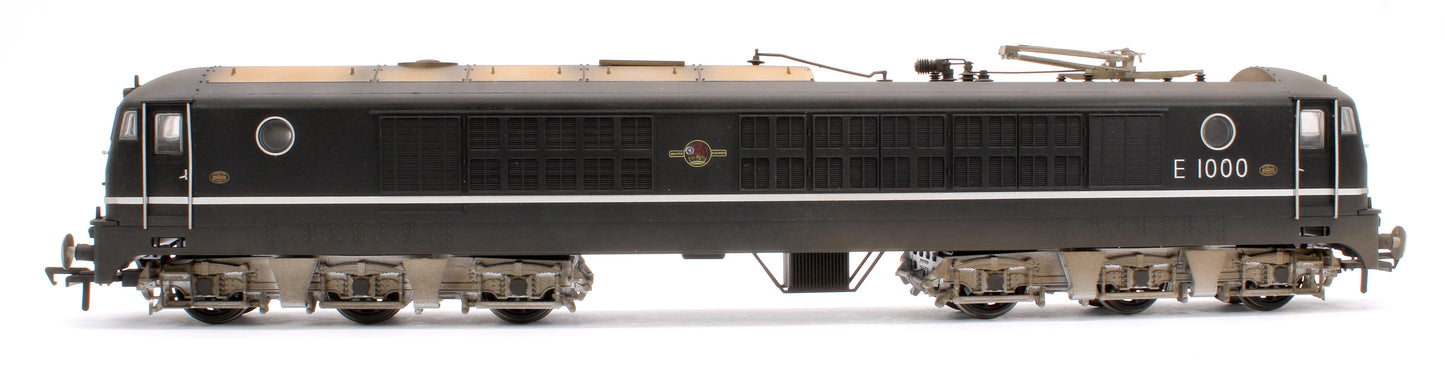 Custom Weathered BR Class 80 E1000 (Rebuilt 18100 Gas Turbine) Electric Locomotive in BR Black (Late Crest)