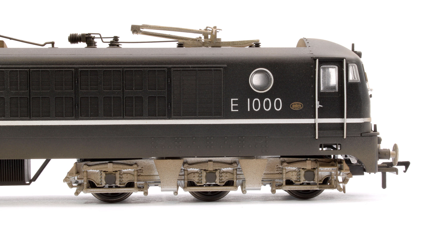Custom Weathered BR Class 80 E1000 (Rebuilt 18100 Gas Turbine) Electric Locomotive in BR Black (Late Crest)
