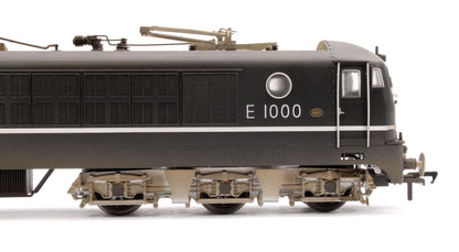 Custom Weathered BR Class 80 E1000 (Rebuilt 18100 Gas Turbine) Electric Locomotive in BR Black (Late Crest)