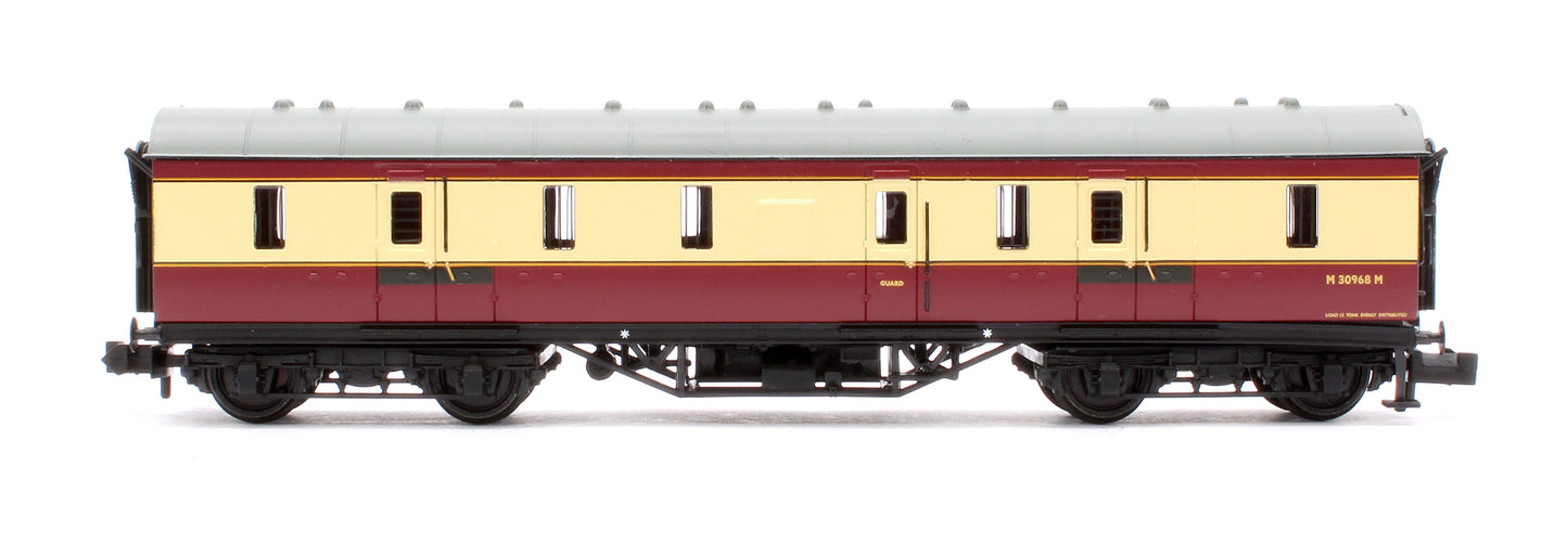 LMS Stanier 50ft Full Brake BR Crimson & Cream No.M30968M